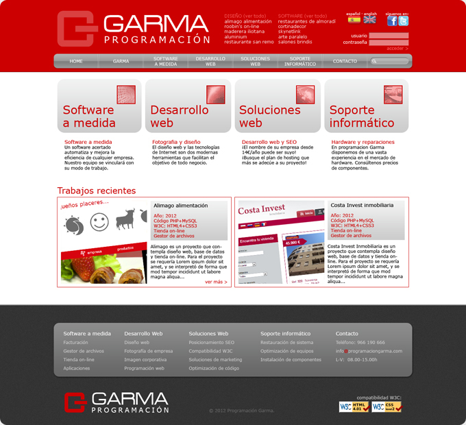 frenzy studio - Programación Garma web design