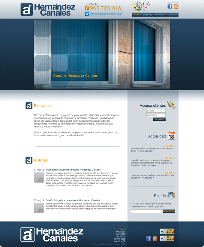 frenzy studio - Hernández Canales web design